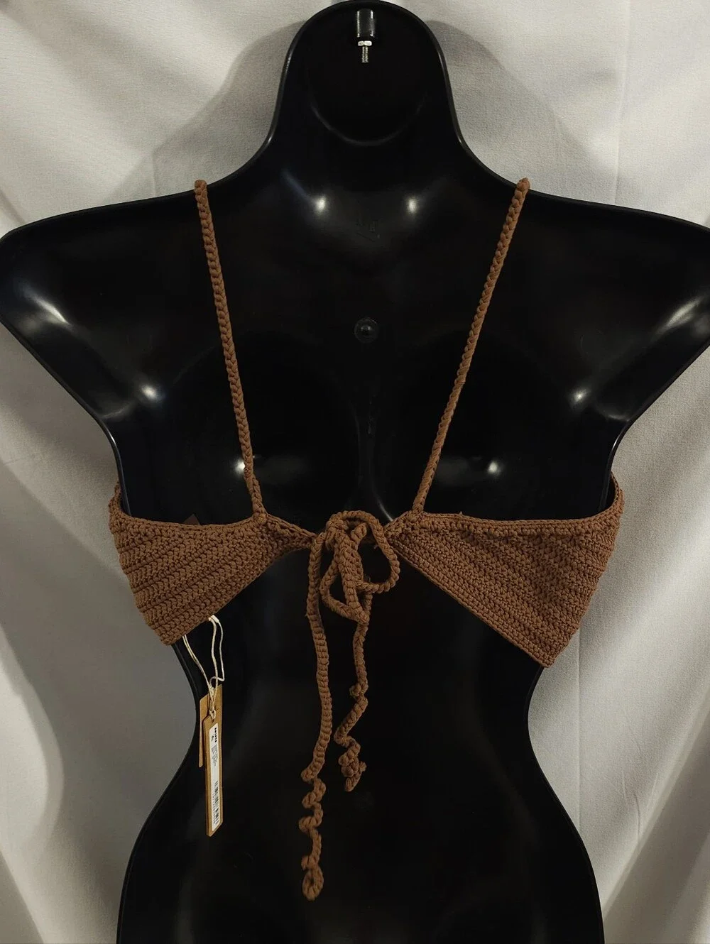 Skims Crochet Swim Scoop Bikini Top BT-SCP-2808 Jasper Size 4X (Runs Small)